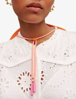 Maje Broderie Anglaise-embroidered Woven Mini Dress -Ted Baker Store R04101527 BLANC ALT04