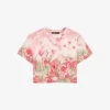 Maje Floral-print Cut-out Cotton T-shirt -Ted Baker Store R04101565 IMPRIME M