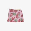 Maje Floral-embellished Sequin Mini Skirt -Ted Baker Store R04101567 ROSES M