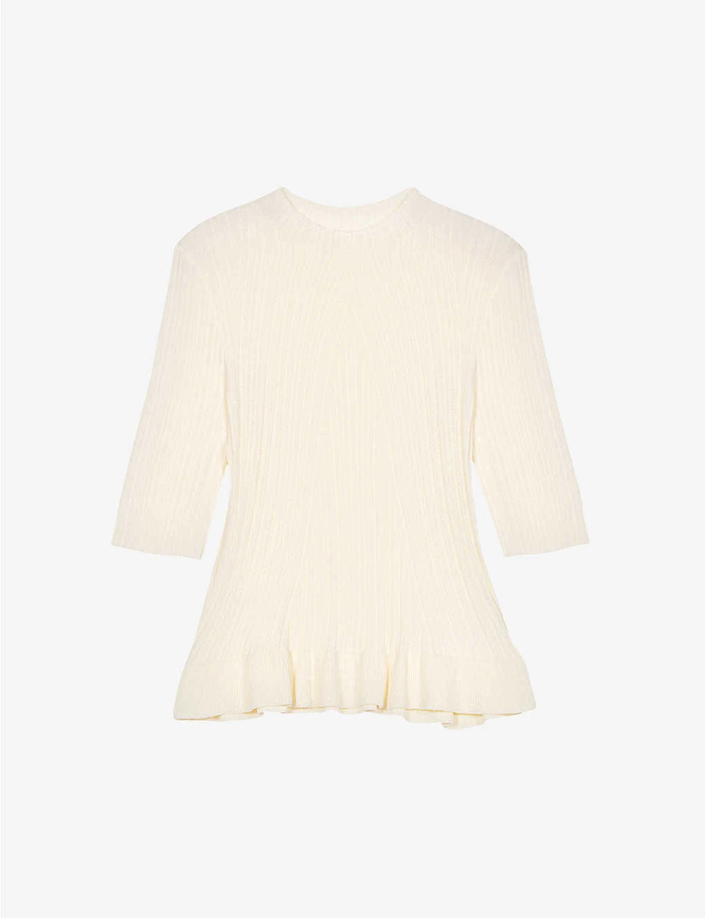 Maje Ruffled-hem Woven Top 3 Maje Ruffled-hem Woven Top