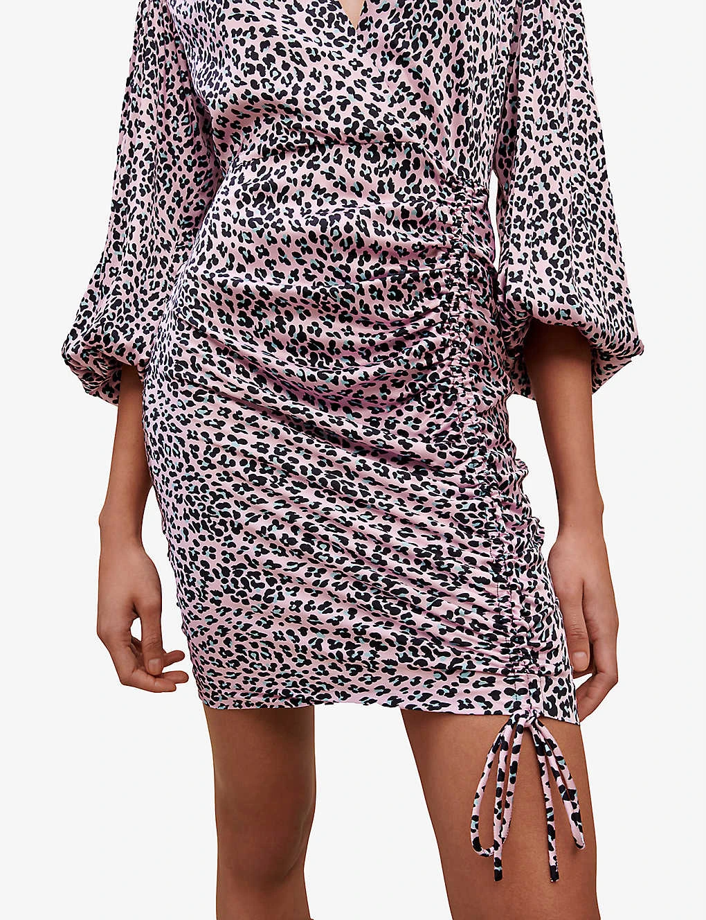 Maje Revetu Leopard-print Stretch-woven Mini Dress 7 Maje Revetu Leopard-print Stretch-woven Mini Dress - Image 5