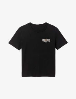 Sandro Logo Crystal-embellished Cotton T-shirt