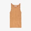 Sandro Brison Ribbed Woven Vest Top -Ted Baker Store R04102669 NATURELS M