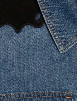 CLAUDIE PIERLOT Shoulder-patch Denim Shirt -Ted Baker Store R04103352 BLEUS ALT04