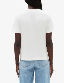 CLAUDIE PIERLOT Amour Club Cotton-jersey T-shirt -Ted Baker Store R04103369 NATURELS ALT03