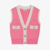 CLAUDIE PIERLOT Sleeveless Decorative-buttoned Knitted Vest -Ted Baker Store R04103405 ROSES M