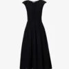 Lauretta Bow-embellished Cotton-poplin Maxi Dress 2 Lauretta Bow-embellished Cotton-poplin Maxi Dress -Ted Baker Store R04104254 BLACK M