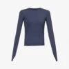 Core Fitted Stretch-woven T-shirt -Ted Baker Store R04104623 MIDNIGHTBLUE M