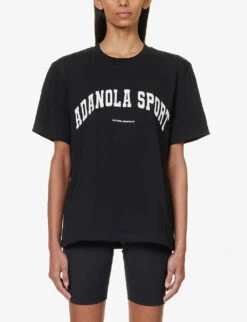 Core Relaxed-fit Cotton-jersey T-shirt -Ted Baker Store R04104631 BLACK ALT02