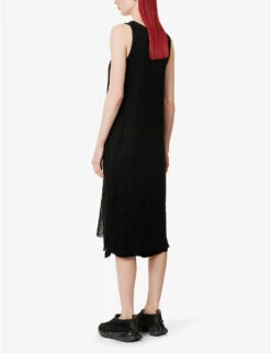 Sleeveless Relaxed-fit Cotton Midi Dress -Ted Baker Store R04109277 BLACK ALT03