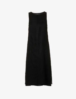 Sleeveless Relaxed-fit Cotton Midi Dress