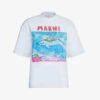 Marni Graphic-print Cotton-jersey T-shirt -Ted Baker Store R04110608 LILYWHITE M