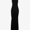 Scoop-neck Raw-hem Jersey Maxi Dress -Ted Baker Store R04111584 BLACK M