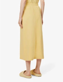 ESSENTIALS Cotton Midi Skirt -Ted Baker Store R04111612 LIGHTTUSCAN ALT03