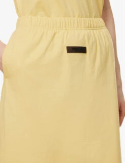 ESSENTIALS Cotton Midi Skirt -Ted Baker Store R04111612 LIGHTTUSCAN ALT04