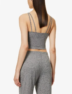 Vuori Performance Fitted Recycled Polyester-blend Top -Ted Baker Store R04114831 HEATHERGREY ALT03