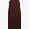 Bea Flared-hem Woven Midi Skirt -Ted Baker Store R04115885 CAFE M