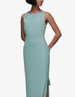 Whistles Tie Back Stretch-crepe Maxi Dress -Ted Baker Store R04118636 ALT02