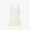Bottega Veneta Semi-sheer Cotton-blend Knitted Top -Ted Baker Store R04121126 CHALK M