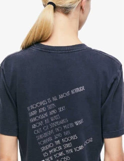 THE KOOPLES Leopard-print Crewneck Cotton-jersey T-shirt -Ted Baker Store R04121410 BLA55 ALT04