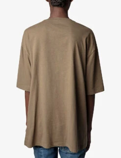 Zadig & Voltaire Suzy Crystal-embellished Cotton-jersey T-shirt -Ted Baker Store R04121843 PICKLE ALT03