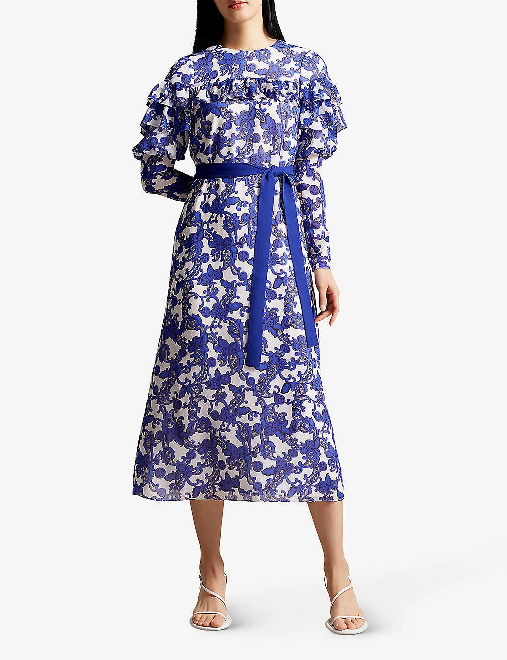 Ted Baker Marquis Paisley-print Recycled-polyester Midi Dress 4 Ted Baker Marquis Paisley-print Recycled-polyester Midi Dress - Image 2