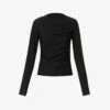 Selma High-neck Stretch-jersey Top 1 Selma High-neck Stretch-jersey Top -Ted Baker Store R04124859 BLACK M