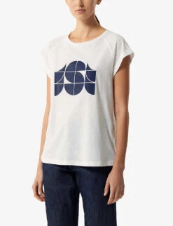 Soeur Valentina Logo-print Cotton T-shirt -Ted Baker Store R04125782 WHITE ALT01