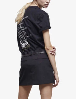 THE KOOPLES Graphic-print Relaxed-fit Cotton T-shirt 9 THE KOOPLES Graphic-print Relaxed-fit Cotton T-shirt -Ted Baker Store R04127730 BLAD1 ALT03