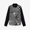 THE KOOPLES Zebra-print Long-sleeve Woven Shirt -Ted Baker Store R04127745 BLA09 M