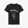 THE KOOPLES Tiger Screen-print Cotton-jersey T-shirt