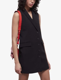 THE KOOPLES Sleeveless Blazer Crepe Mini Dress -Ted Baker Store R04129087 BLA01 ALT02
