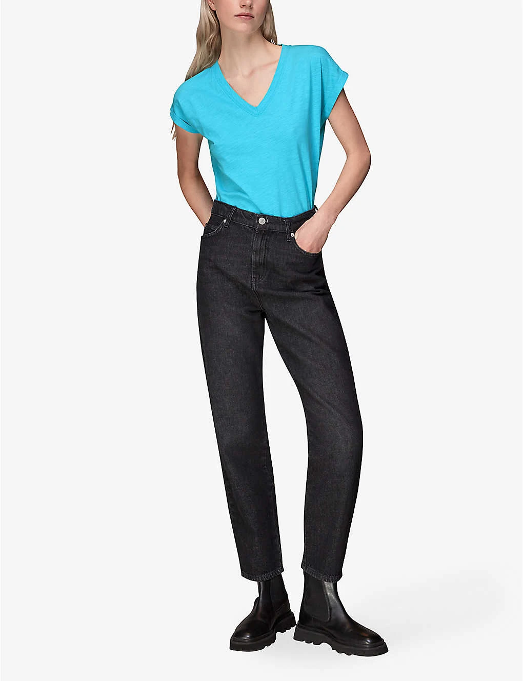 Whistles Willa Organic Cotton-jersey T-shirt 4 Whistles Willa Organic Cotton-jersey T-shirt - Image 2