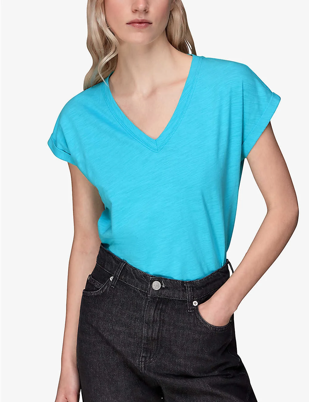 Whistles Willa Organic Cotton-jersey T-shirt 5 Whistles Willa Organic Cotton-jersey T-shirt - Image 3