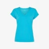 Whistles Willa Organic Cotton-jersey T-shirt 2 Whistles Willa Organic Cotton-jersey T-shirt -Ted Baker Store R04129281 TURQUOISE M