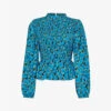 Whistles Farfalle Floral-print Woven Blouse 1 Whistles Farfalle Floral-print Woven Blouse -Ted Baker Store R04130152 MULTICOLOURED M