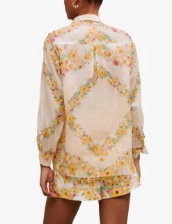 Maje Floral Print Cotton Shirt 10 Maje Floral Print Cotton Shirt -Ted Baker Store R04130475 IMPRIME ALT03