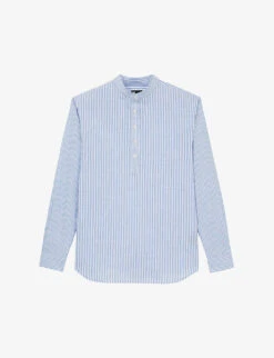 THE KOOPLES Striped Cotton Blouse