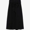 THE KOOPLES Belted Low-waist Woven Maxi Skirt -Ted Baker Store R04131158 BLA01 M