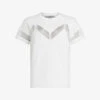 AllSaints Lina Lace-trim Cotton T-shirt