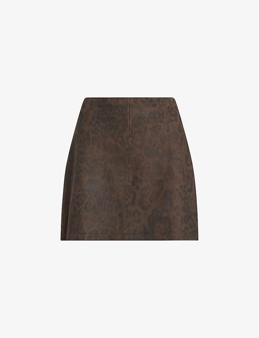 AllSaints Lila Leopard-print Leather Mini Skirt 3 AllSaints Lila Leopard-print Leather Mini Skirt
