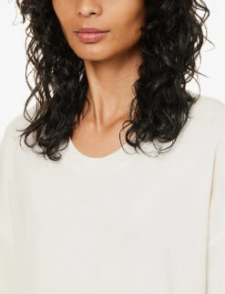 Lemaire Relaxed-fit Round-neck Cotton T-shirt -Ted Baker Store R04132308 LIGHTCREAM ALT04