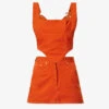 Panelled Cotton-twill Two-piece Set -Ted Baker Store R04133423 ORANGE M