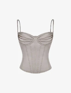 Chantal Bustier Satin Top