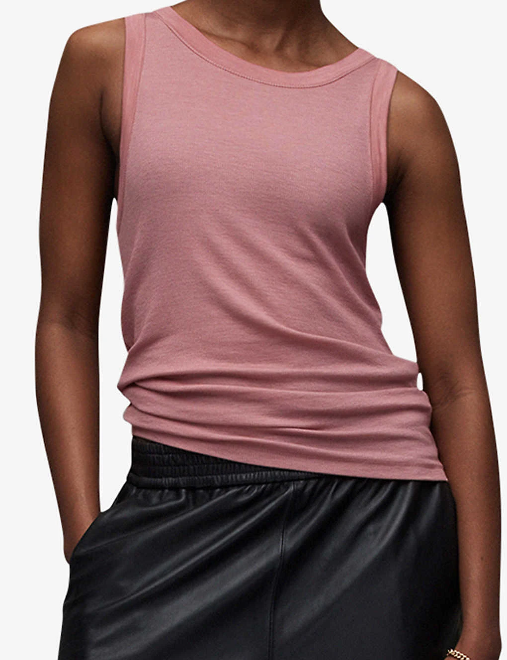 AllSaints Rina Round-neck Stretch-woven Tank Top 7 AllSaints Rina Round-neck Stretch-woven Tank Top - Image 5