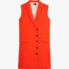 THE KOOPLES Sleeveless-blazer Stretch-woven Mini Dress -Ted Baker Store R04135443 ORA02 M