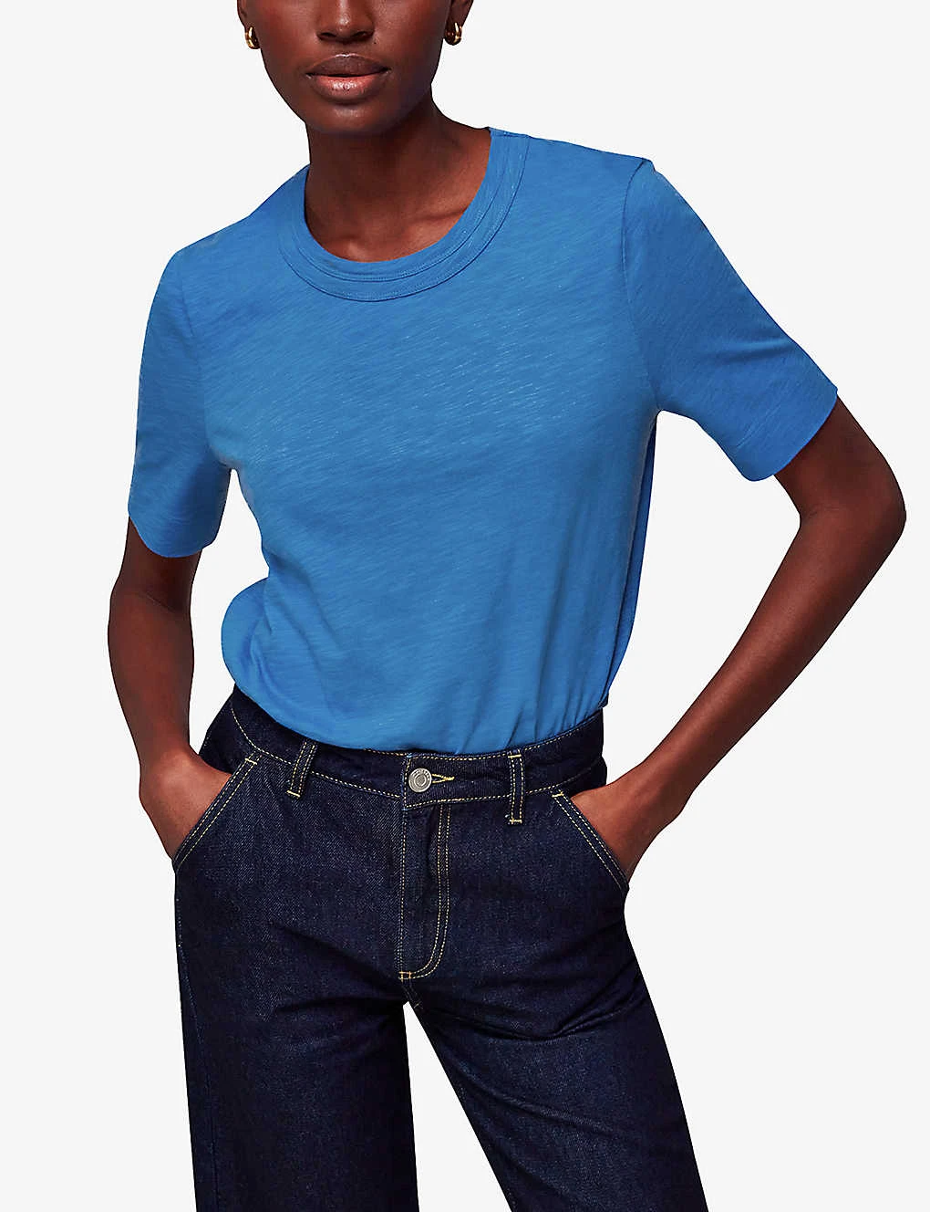 Whistles Rosa Relaxed Cotton-jersey T-shirt 5 Whistles Rosa Relaxed Cotton-jersey T-shirt - Image 3