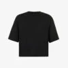 Vince Wide-sleeve Boxy-fit Cotton-jersey T-shirt 2 Vince Wide-sleeve Boxy-fit Cotton-jersey T-shirt -Ted Baker Store R04137204 BLACK M
