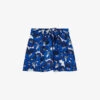 THE KOOPLES Floral-print Silk Mini Skirt -Ted Baker Store R04140802 BLU01 M