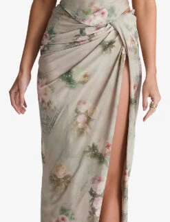 Vesper Floral-print Stretch-woven Maxi Skirt 11 Vesper Floral-print Stretch-woven Maxi Skirt -Ted Baker Store R04141850 VINTAGEFLORAL ALT04